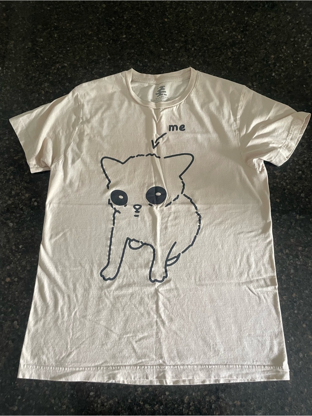Threadless women’s 100% cotton short sleeved Tshirt, medium.
